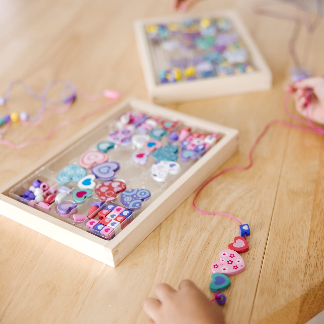 Melissa & Doug Sweet Hearts And Butterfly Friends Bead Set Bundle