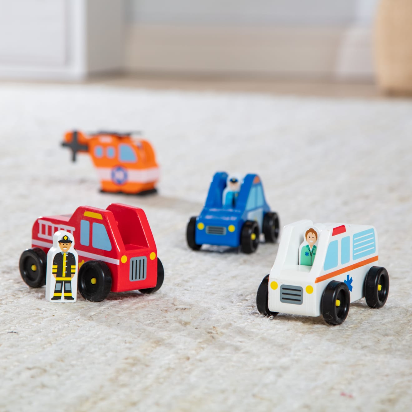 Melissa & Doug Emergency Vehicle Set