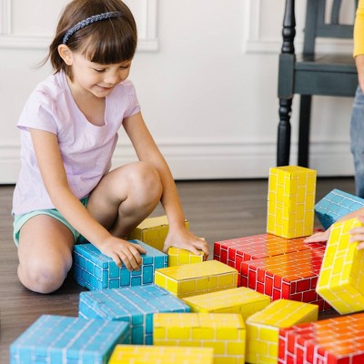 Melissa & Doug Lightweight Jumbo Cardboard Building Block Set - 40pc