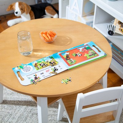 Melissa & Doug Magnetic Take-Along Jigsaw 2pc Bundle - Farm/Vehicles