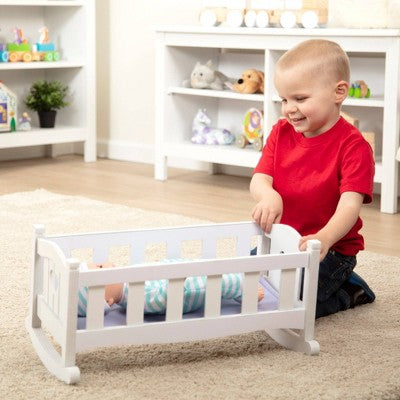 Melissa & Doug Mine To Love Doll Cradle