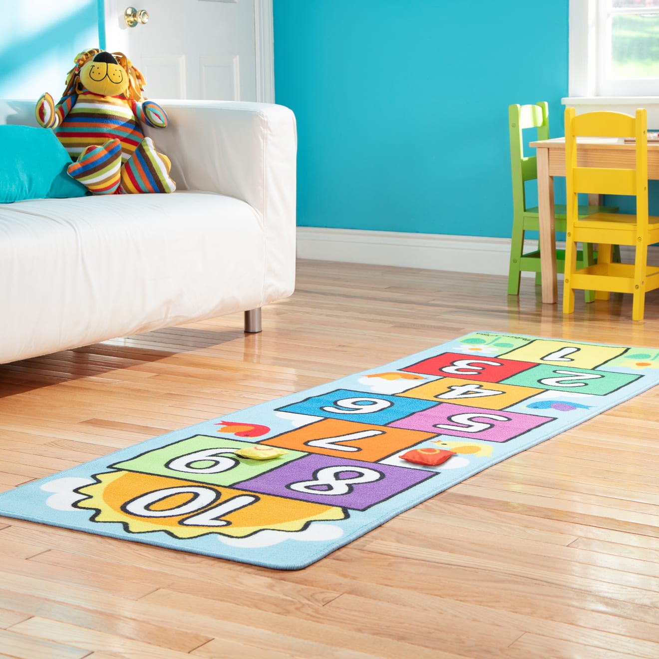 Melissa & Doug Hop & Count Hopscotch Rug