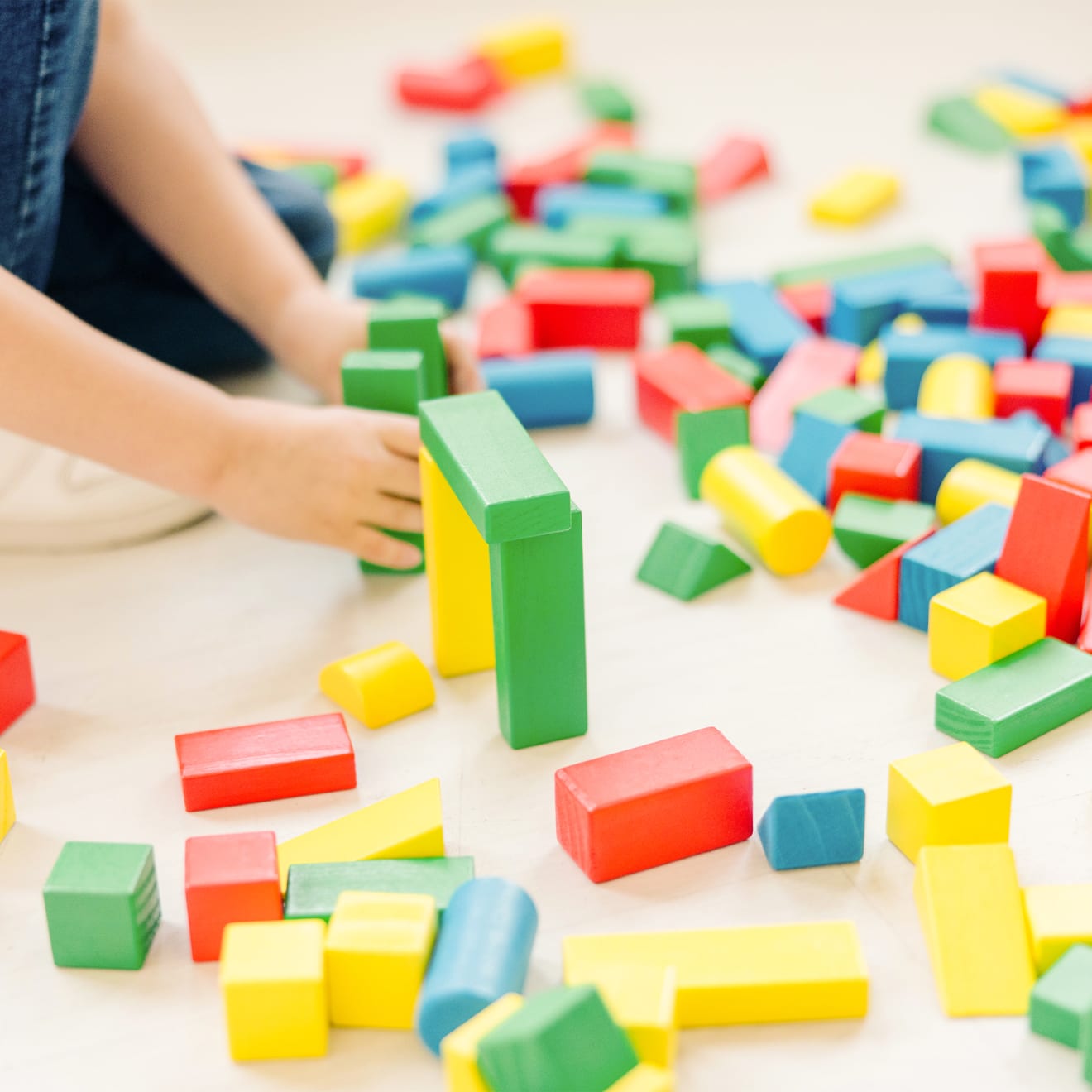 Melissa & Doug 200 Piece Wood Blocks Set