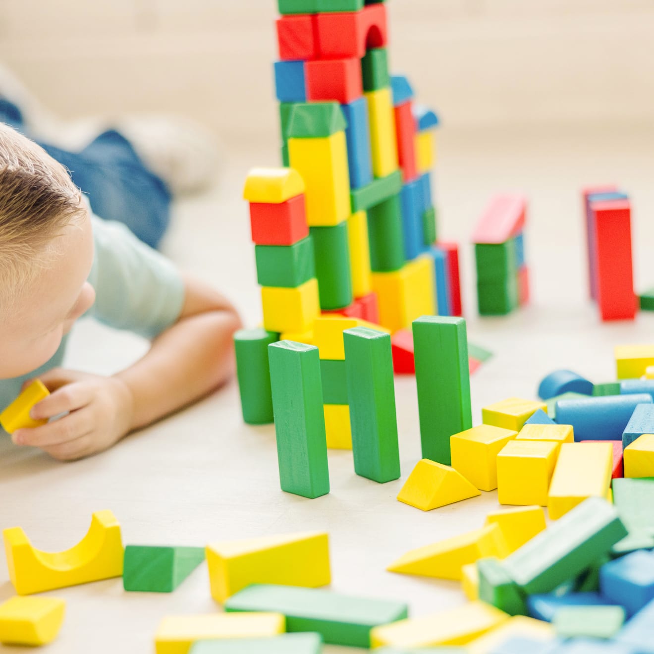 Melissa & Doug 200 Piece Wood Blocks Set