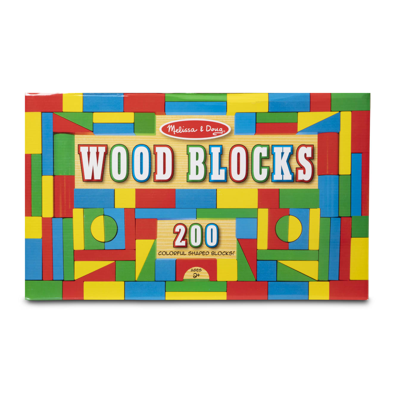 Melissa & Doug 200 Piece Wood Blocks Set