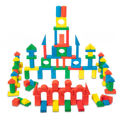 Melissa & Doug 200 Piece Wood Blocks Set
