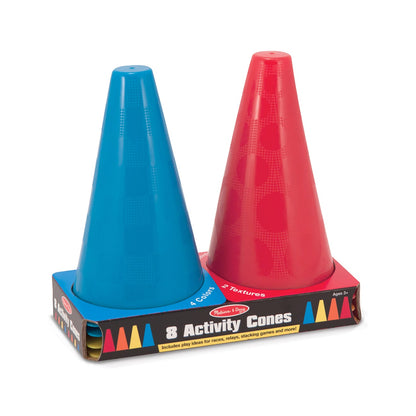 Melissa & Doug Activity Cones - Set Of 8