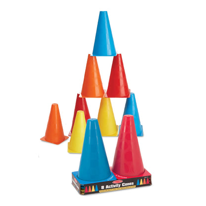 Melissa & Doug Activity Cones - Set Of 8