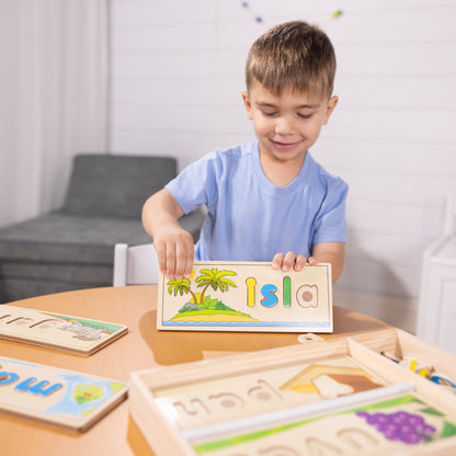 Melissa & Doug Spanish See & Spell Learning Toy