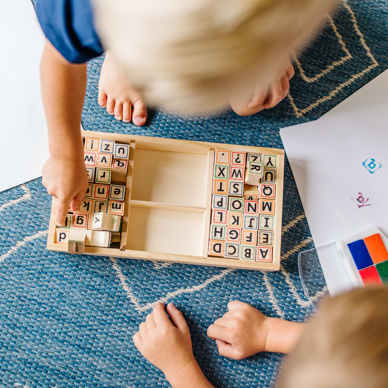Melissa & Doug Alphabet Stamp Set