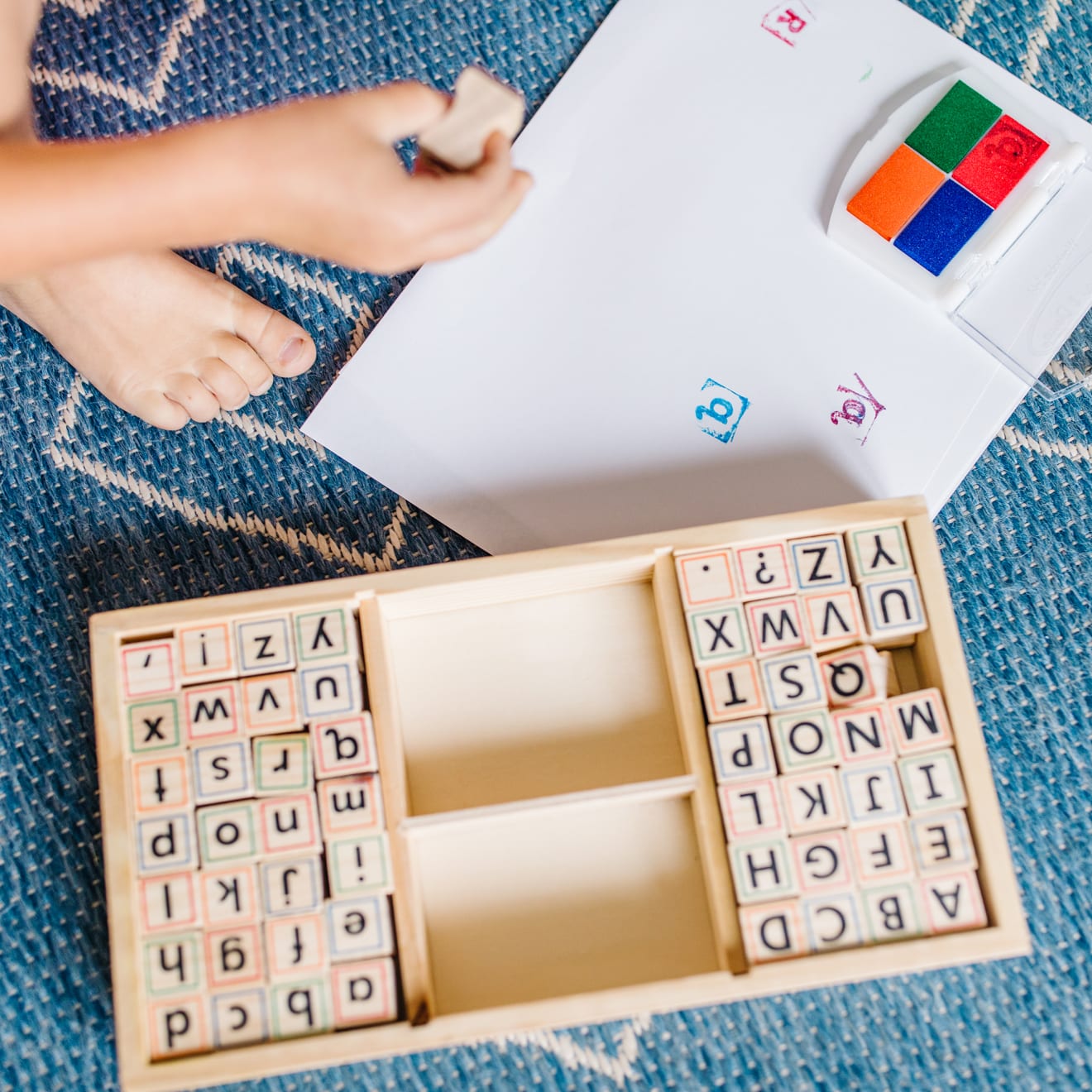 Melissa & Doug Alphabet Stamp Set