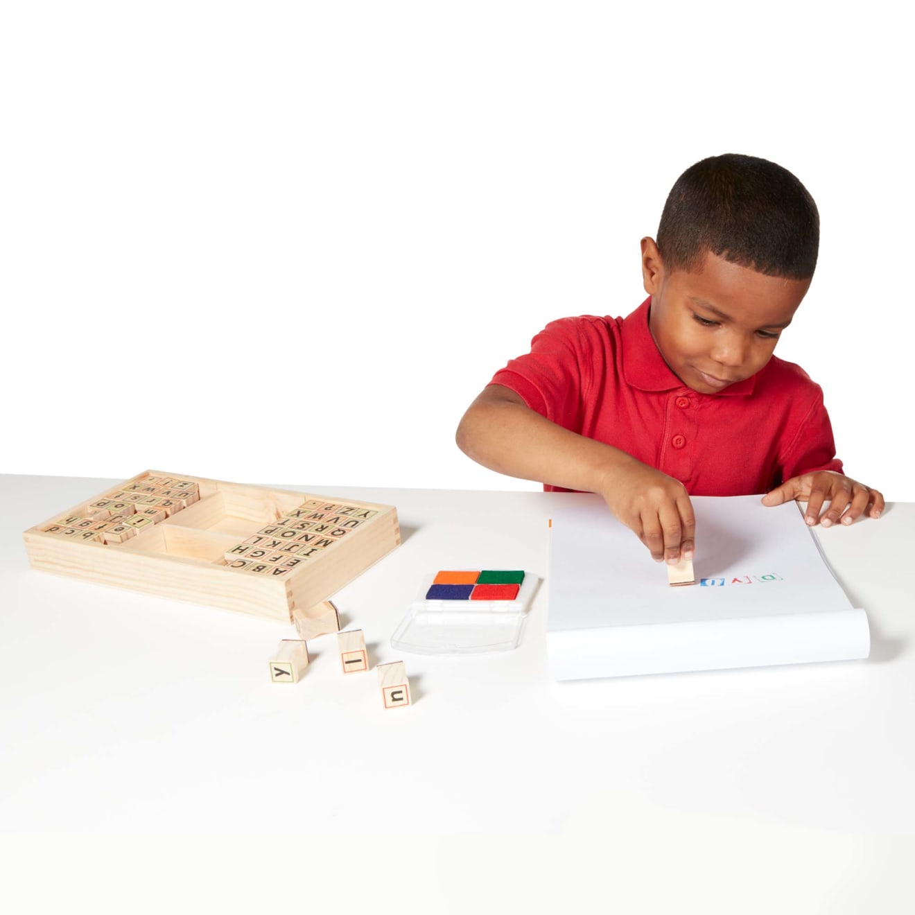 Melissa & Doug Alphabet Stamp Set