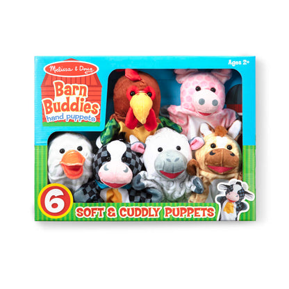 Melissa & Doug Barn Buddies Hand Puppets (6 Pc)