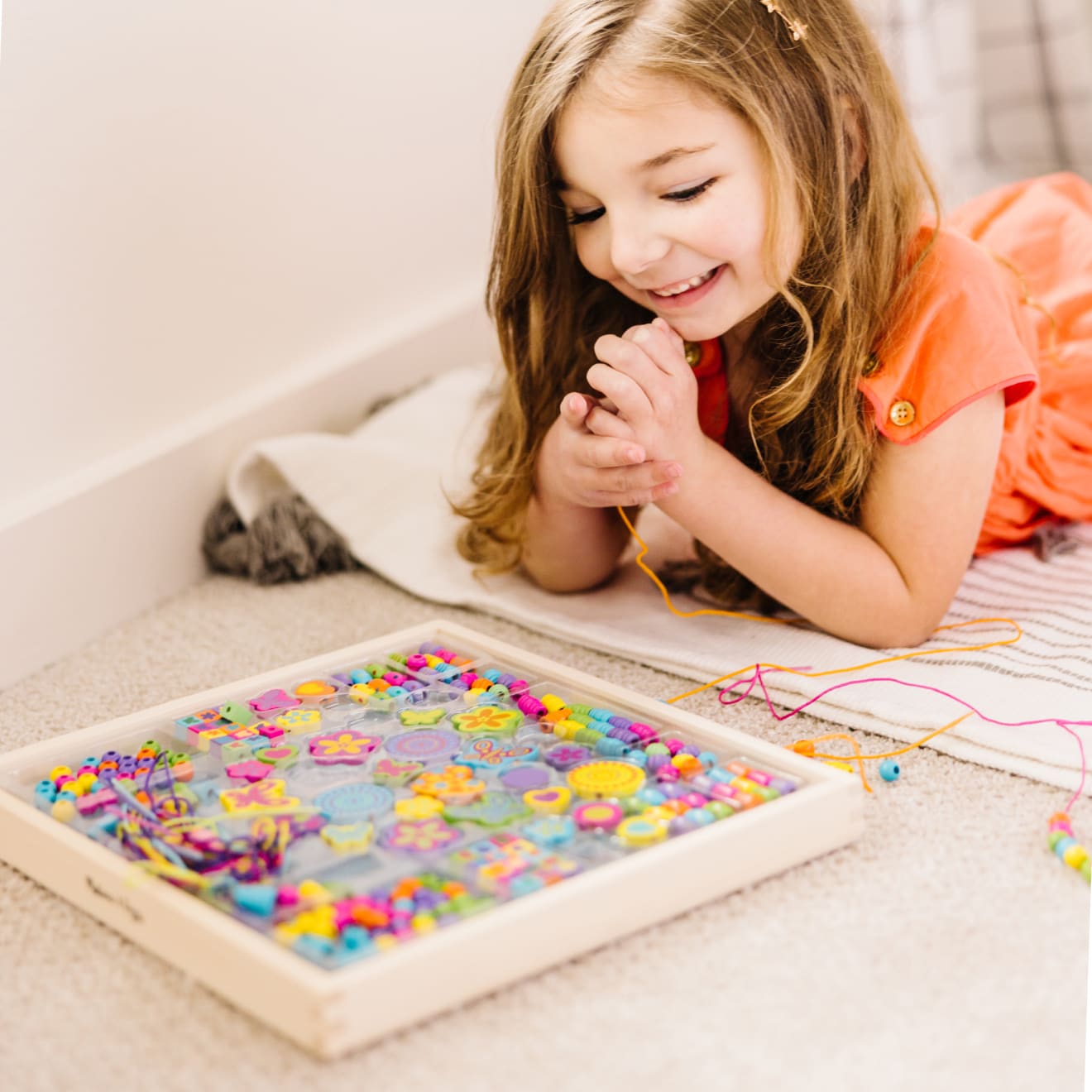 Melissa & Doug Created By Me! Bead Bouquet Wooden Bead Kit
