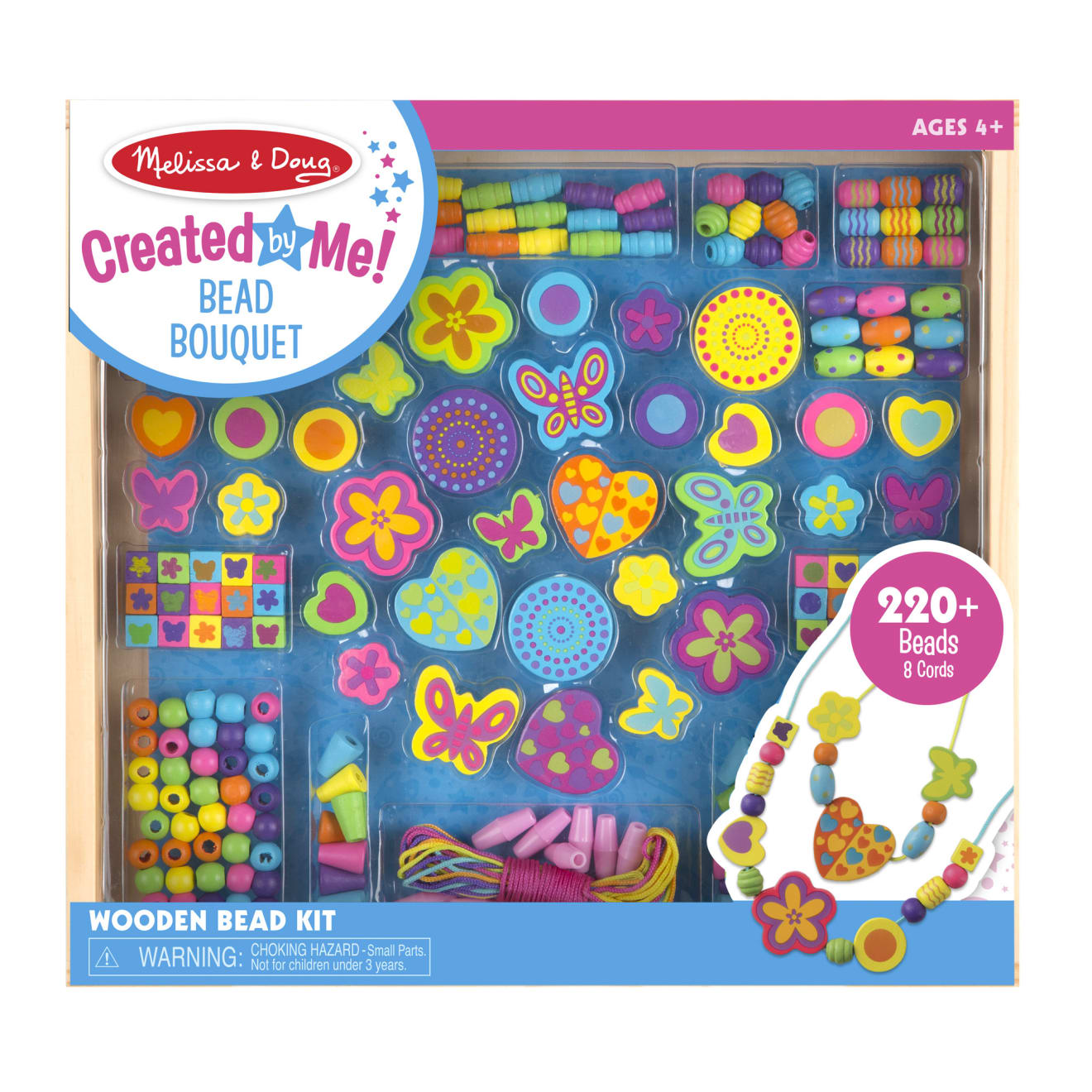Melissa & Doug Created By Me! Bead Bouquet Wooden Bead Kit