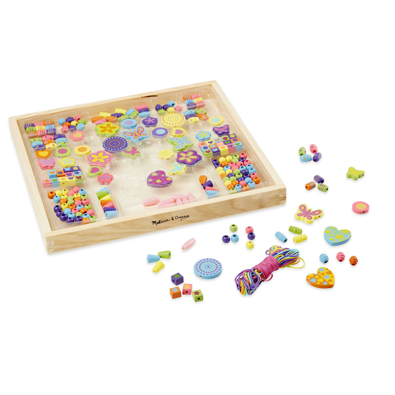 Melissa & Doug Created By Me! Bead Bouquet Wooden Bead Kit