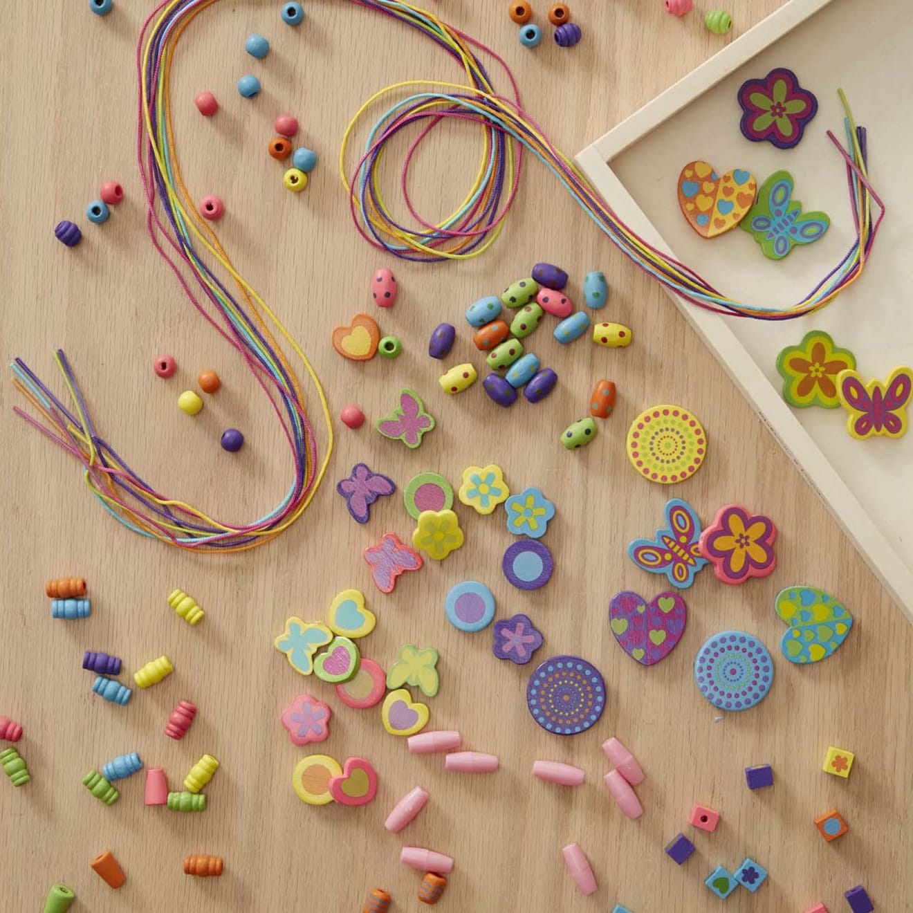 Melissa & Doug Created By Me! Bead Bouquet Wooden Bead Kit