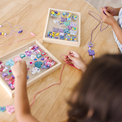 Melissa & Doug Sweet Hearts And Butterfly Friends Bead Set Bundle