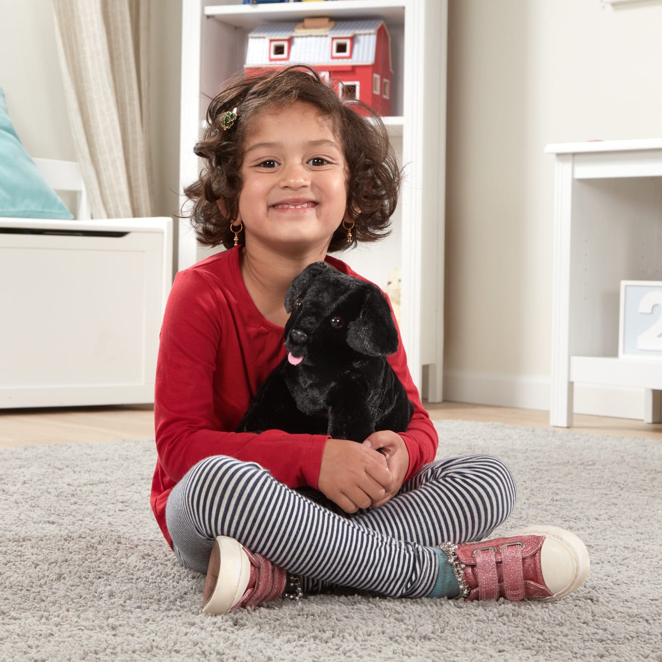 Melissa & Doug Benson Black Lab Puppy Dog Stuffed Animal