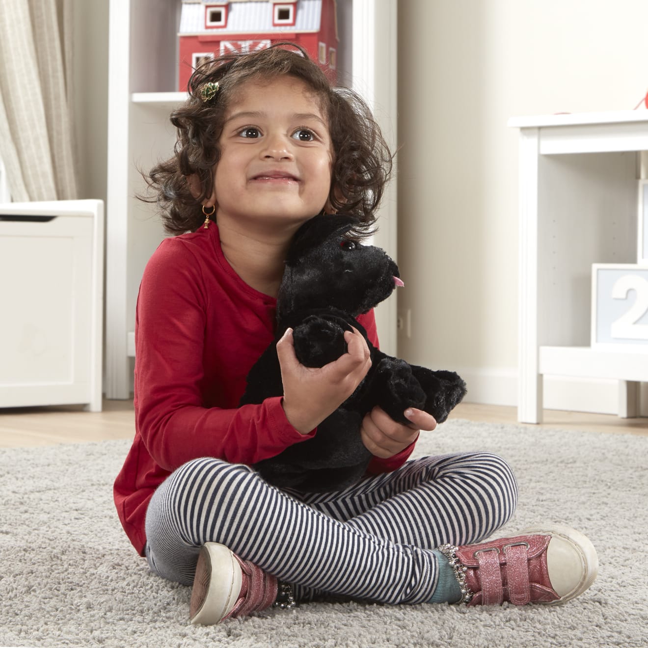 Melissa & Doug Benson Black Lab Puppy Dog Stuffed Animal