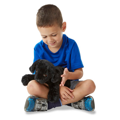 Melissa & Doug Benson Black Lab Puppy Dog Stuffed Animal