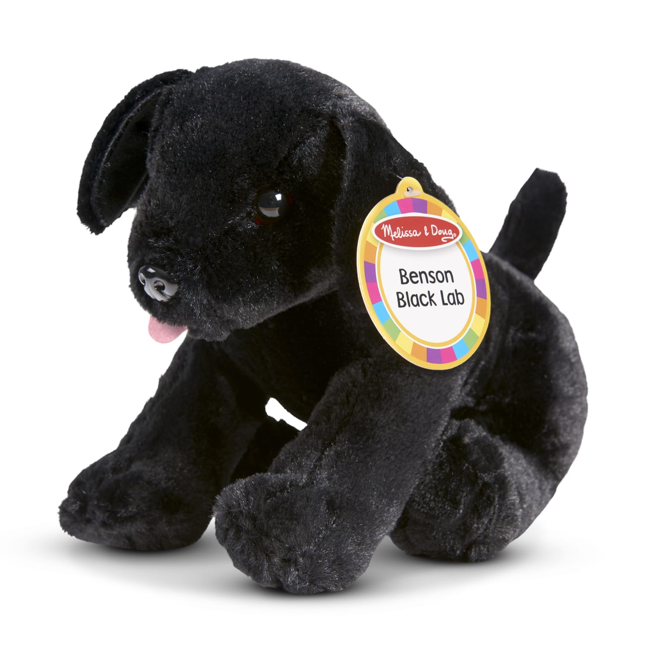 Melissa & Doug Benson Black Lab Puppy Dog Stuffed Animal