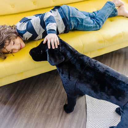 Melissa & Doug Black Lab Giant Stuffed Animal