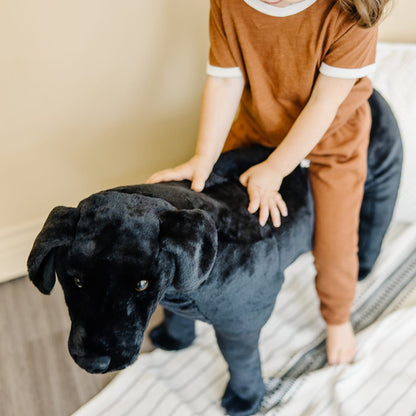 Melissa & Doug Black Lab Giant Stuffed Animal