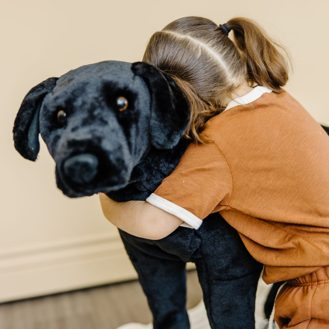 Melissa & Doug Black Lab Giant Stuffed Animal