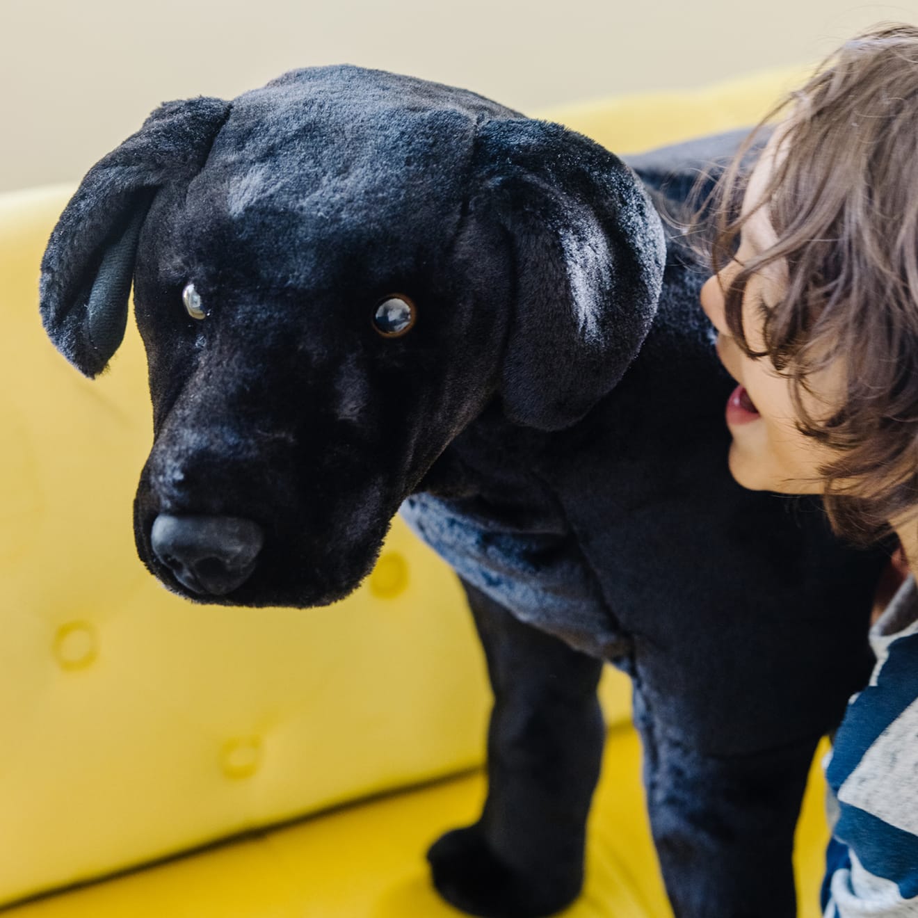 Melissa & Doug Black Lab Giant Stuffed Animal