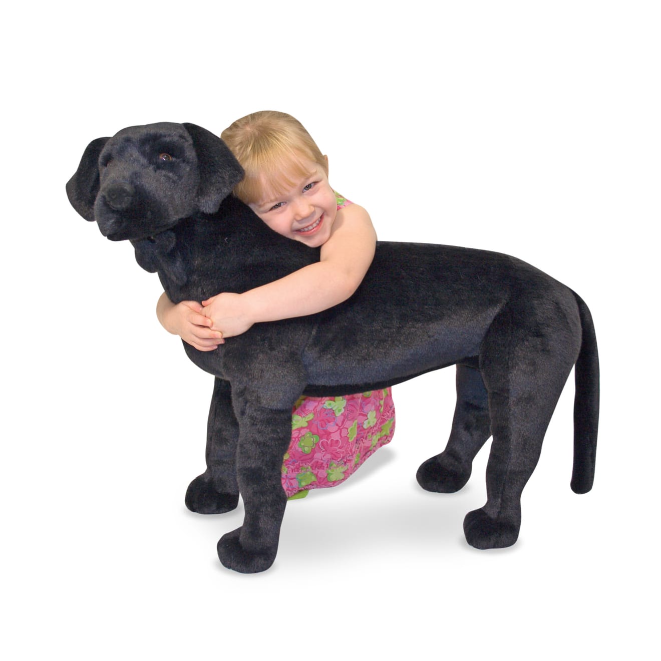 Melissa & Doug Black Lab Giant Stuffed Animal