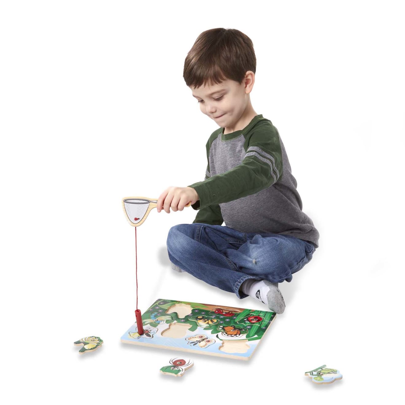Melissa & Doug Bug-Catching Magnetic Puzzle Game