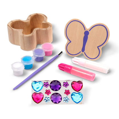 Melissa & Doug Created By Me! Butterfly Box Wooden Craft Kit