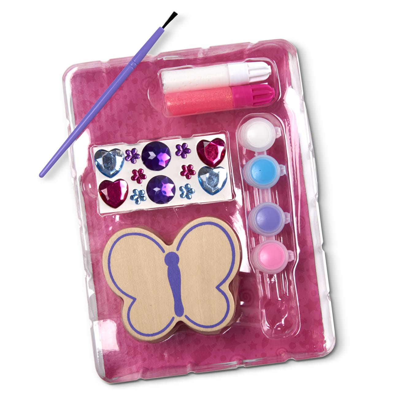 Melissa & Doug Created By Me! Butterfly Box Wooden Craft Kit
