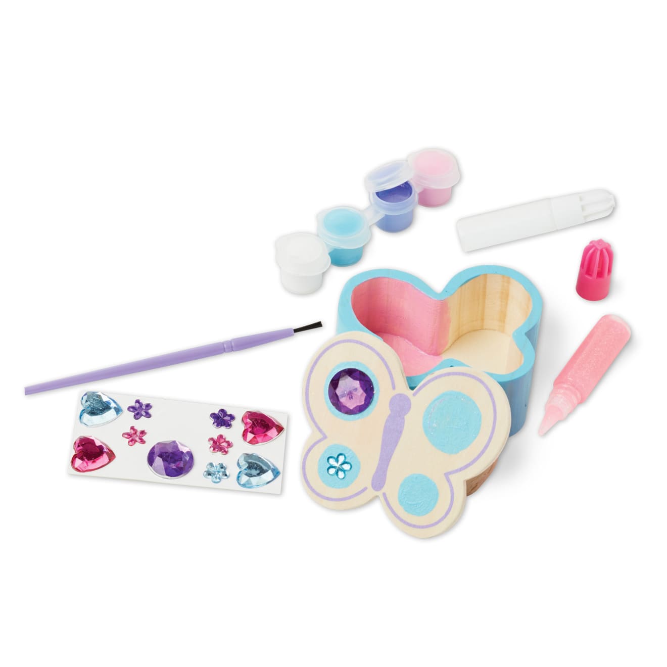 Melissa & Doug Created By Me! Butterfly Box Wooden Craft Kit