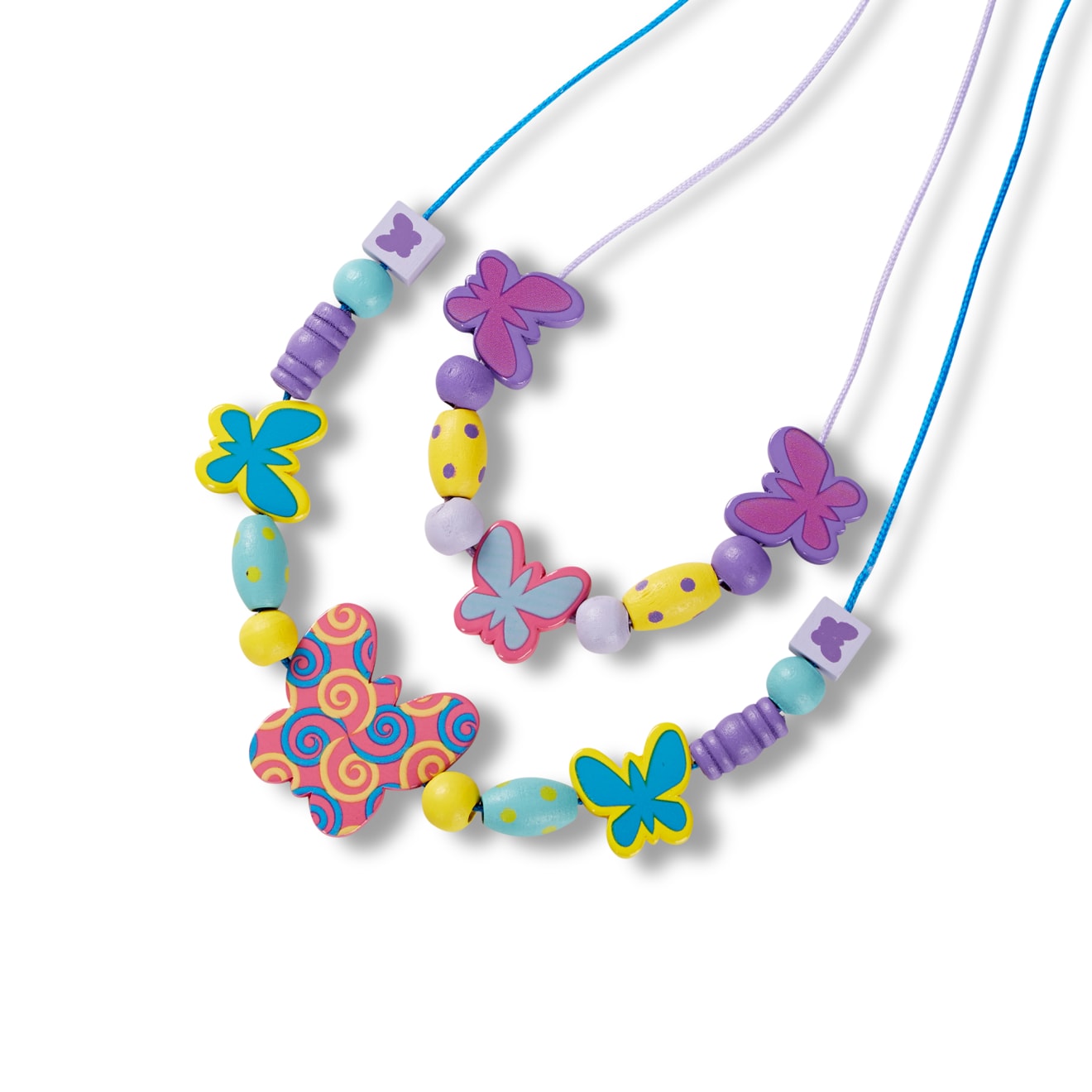 Melissa & Doug Created By Me! Butterfly Beads Wooden Bead Kit