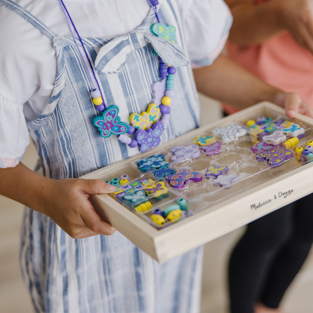 Melissa & Doug Created By Me! Butterfly Beads Wooden Bead Kit