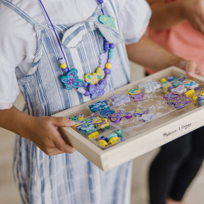 Melissa & Doug Created By Me! Butterfly Beads Wooden Bead Kit