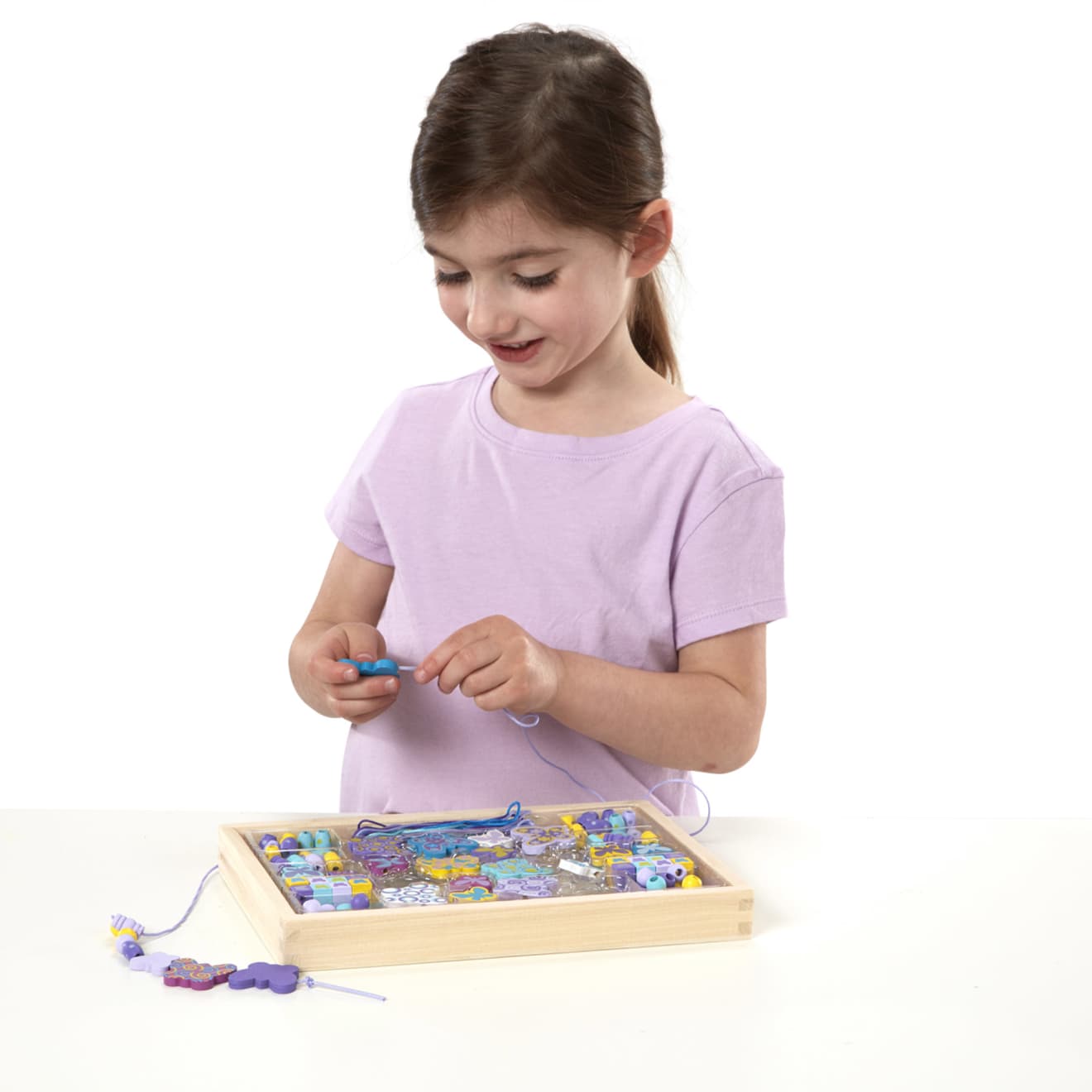 Melissa & Doug Created By Me! Butterfly Beads Wooden Bead Kit