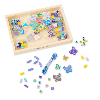 Melissa & Doug Created By Me! Butterfly Beads Wooden Bead Kit
