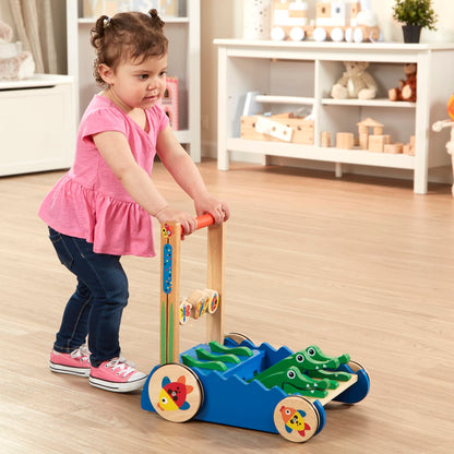 Melissa & Doug Chomp & Clack Alligator Push Toy
