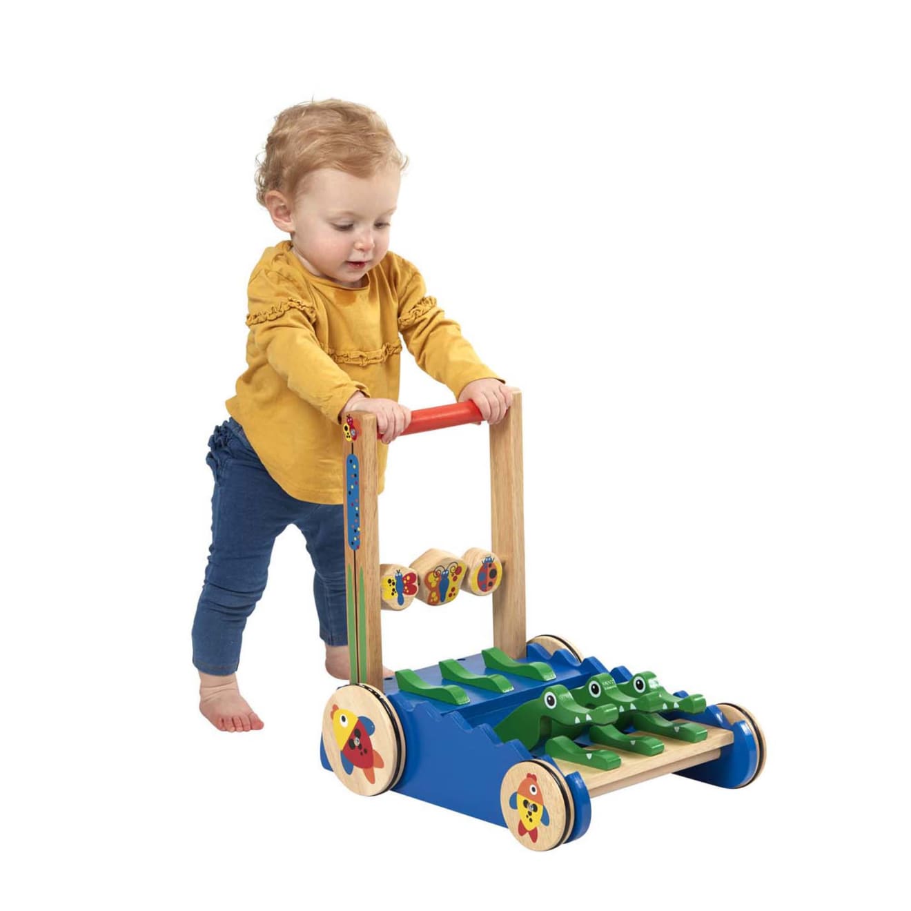 Melissa & Doug Chomp & Clack Alligator Push Toy