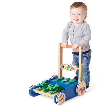 Melissa & Doug Chomp & Clack Alligator Push Toy