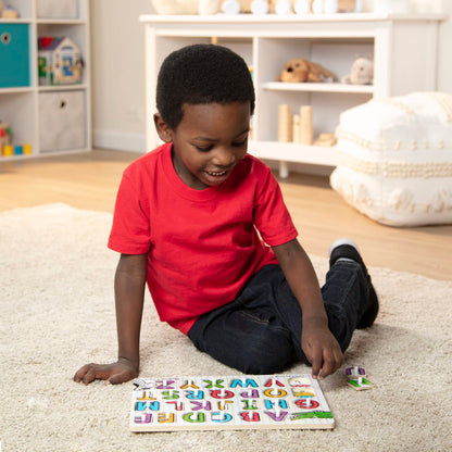 Melissa & Doug Classic Peg Puzzle Bundle (3 Puzzle Bundle)