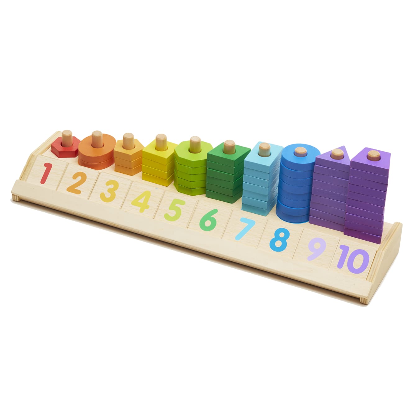 Melissa & Doug Counting Shape Stacker