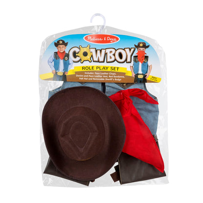 Melissa & Doug Cowboy Role Play Costume Set