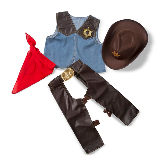 Melissa & Doug Cowboy Role Play Costume Set