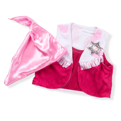 Melissa & Doug Cowgirl Role Play Costume Set