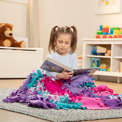 Melissa & Doug Created By Me! Flower Fleece Quilt