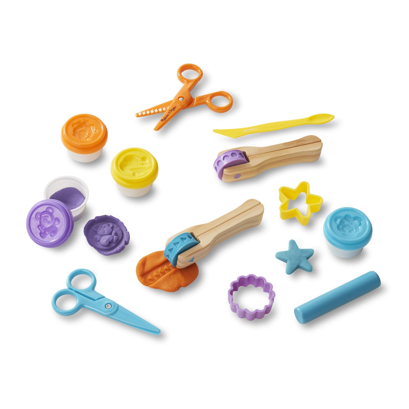 Melissa & Doug Created By Me! Cut, Sculpt & Roll Modeling Dough Kit